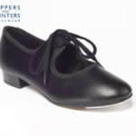 Black PU Tap Shoe Low Heel
