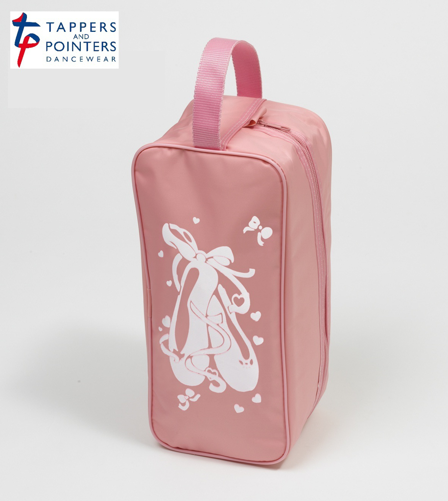 Dance Shoe Bag with Ballet Motif Dance and Leisurewear