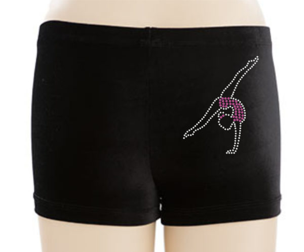 new gymnast shorts pur leo