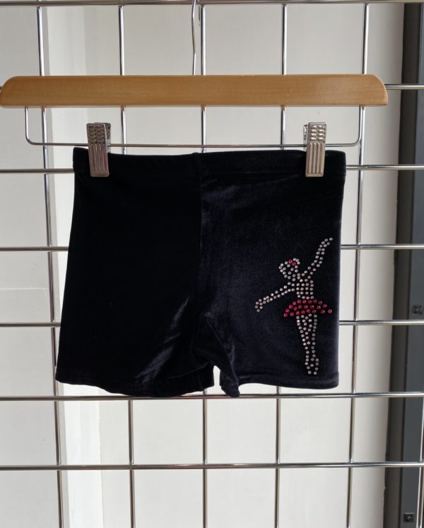 Varsany Gymnastics Personalised Dance Wear Shorts Leotard Black