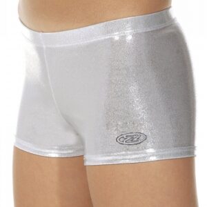 Chic Shiny Nylon Lycra Hipster Gymnastics Shorts - Image 5