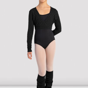 Girls Jaminca Knit Fixed Wrap Top - Image 3