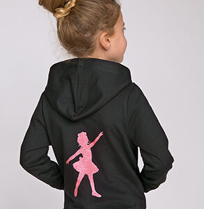 Little Ballerina Zipped Hoodie - Image 5