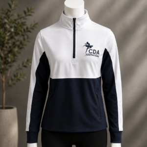 CDA  1/4 Zip Top