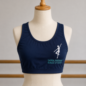 Laura Sandham Muscle back Crop Top.